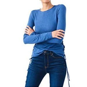 Aero Seriously Soft Love This Lace Up Long Sleeve